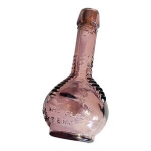 3.5" Ball and Claw Bitters Bottle Purple